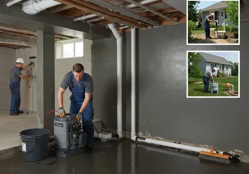 Basement Waterproofing and Flood Prevention process in Southside, AL